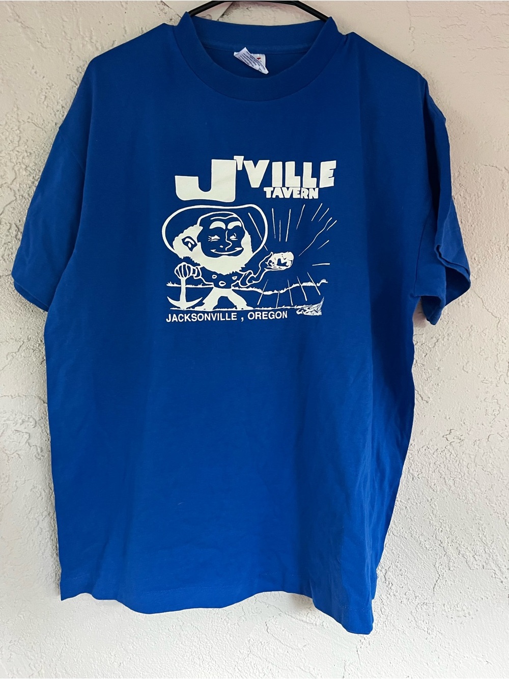 J'Ville Tavern Jacksonville Oregon Short Sleeve Tee - Blue